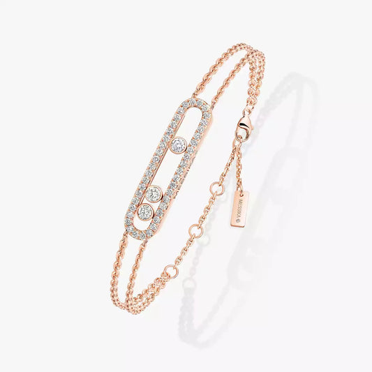 [Blue Tears Jewelry] Move Classique pavé bracelet