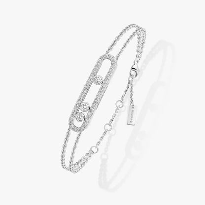 [Blue Tears Jewelry] Move Classique pavé bracelet