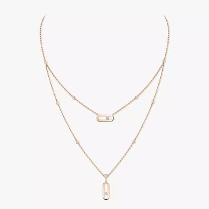 [Blue Tears Jewelry] Move Uno Diamond Necklace