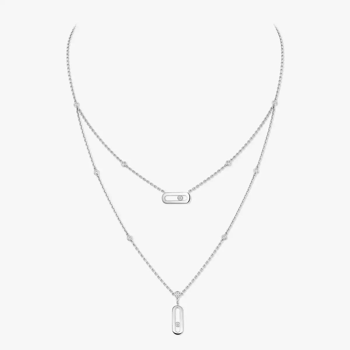 [Blue Tears Jewelry] Move Uno Diamond Necklace