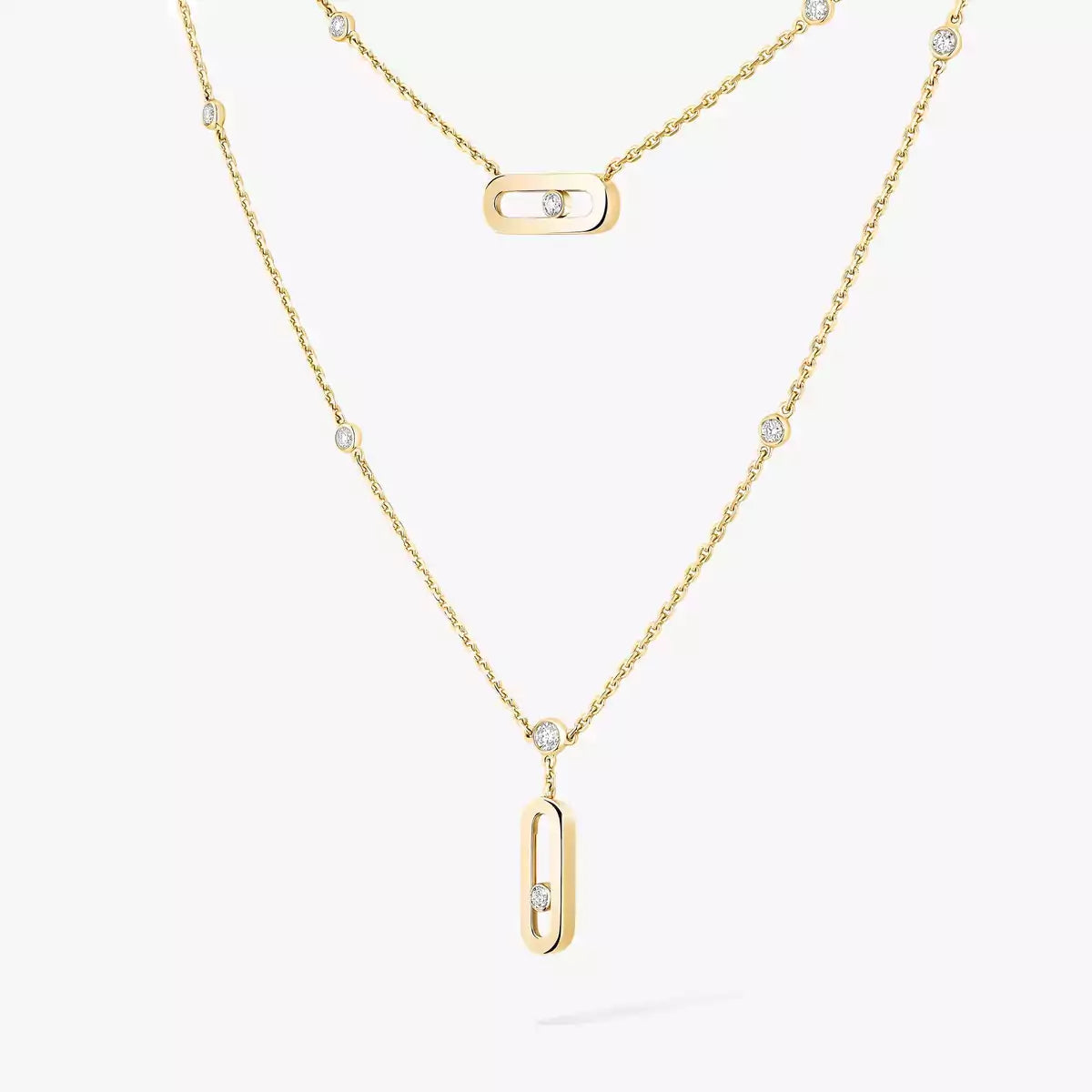 [Blue Tears Jewelry] Move Uno Diamond Necklace