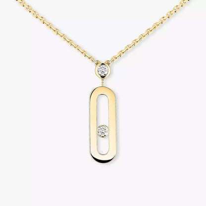[Blue Tears Jewelry] Move Uno Gold Diamond Long Necklace