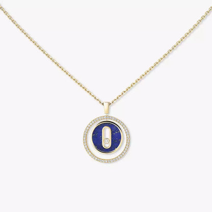 [Blue Tears Jewelry]Lucky Move Diamond Necklace in Rose Gold and White Mother-of-Pearl