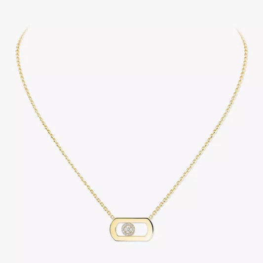 [Blue Tears Jewelry]So Move Diamond Necklace in Gold