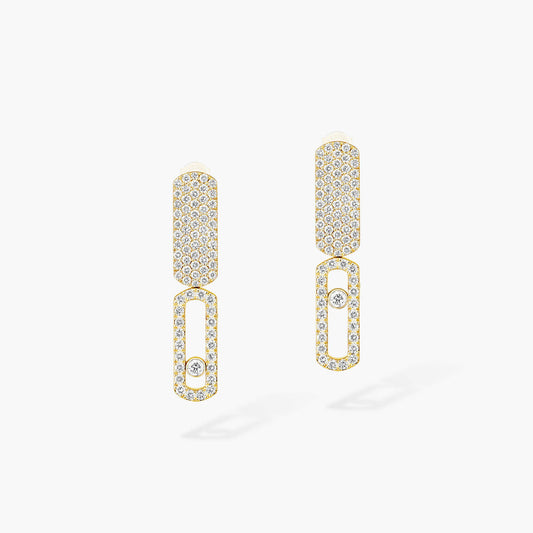 [Blue Tears Jewelry]Imperial Move SM Diamond Earrings
