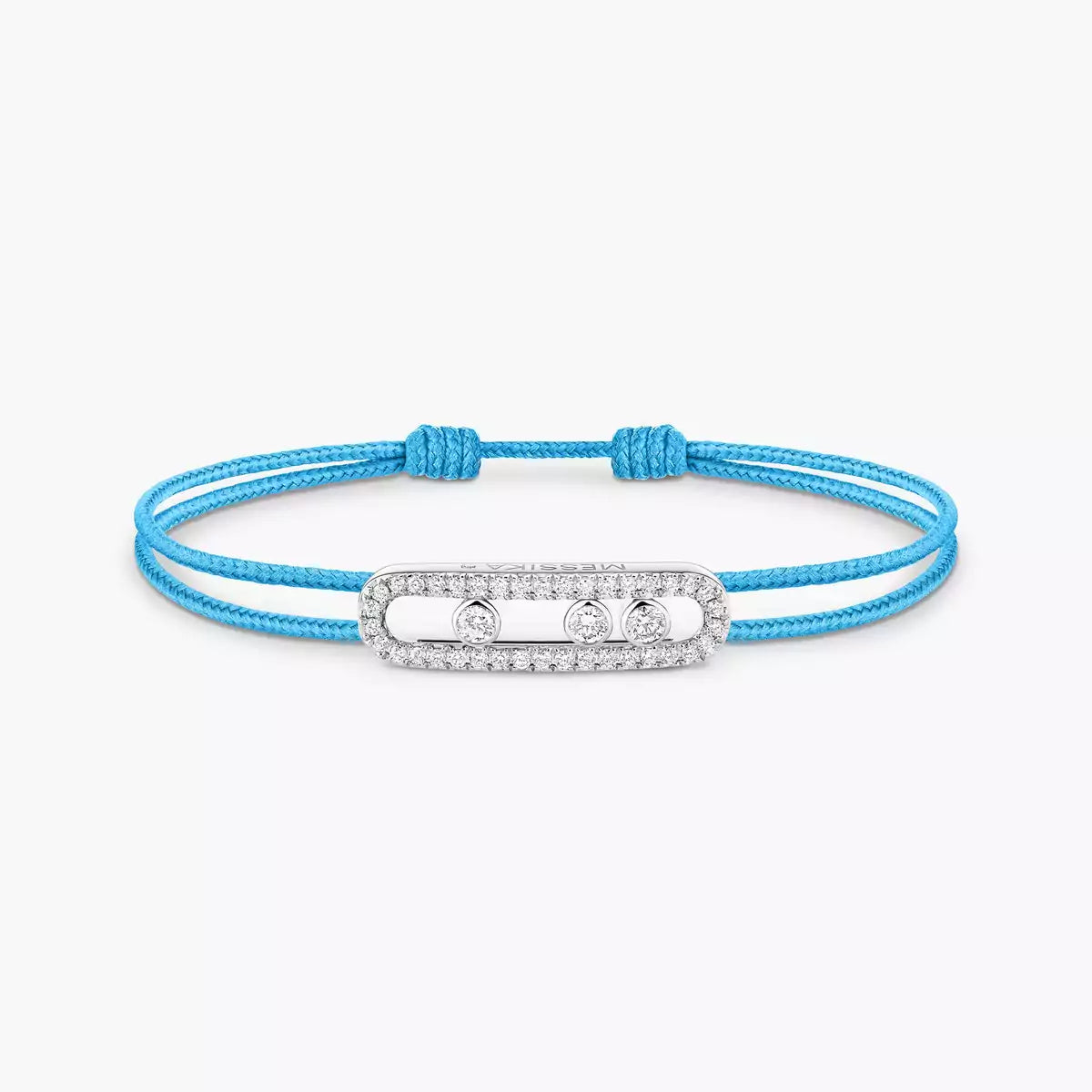 [Blue Tears Jewelry]Messika Care(s) pink cord pavé bracelet