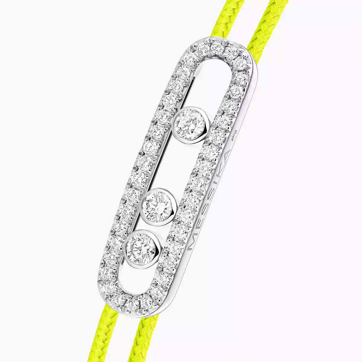 [Blue Tears Jewelry]Messika Care(s) pink cord pav¨¦ bracelet