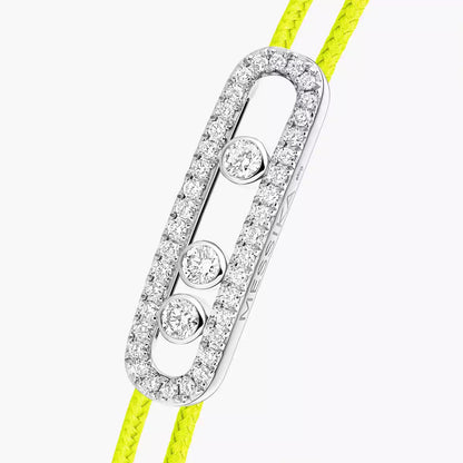 [Blue Tears Jewelry]Messika Care(s) pink cord pavé bracelet