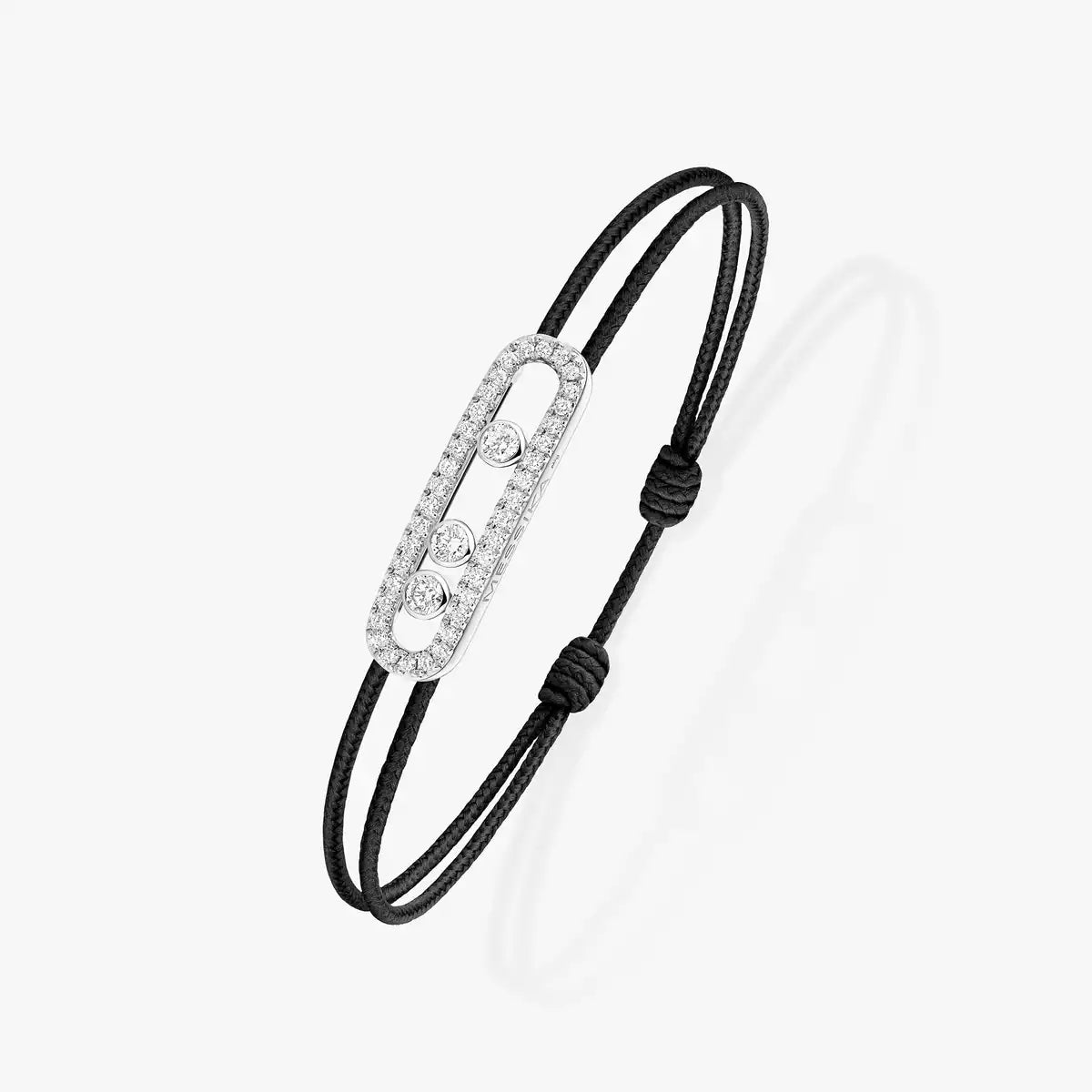 [Blue Tears Jewelry]Messika Care(s) pink cord pavé bracelet