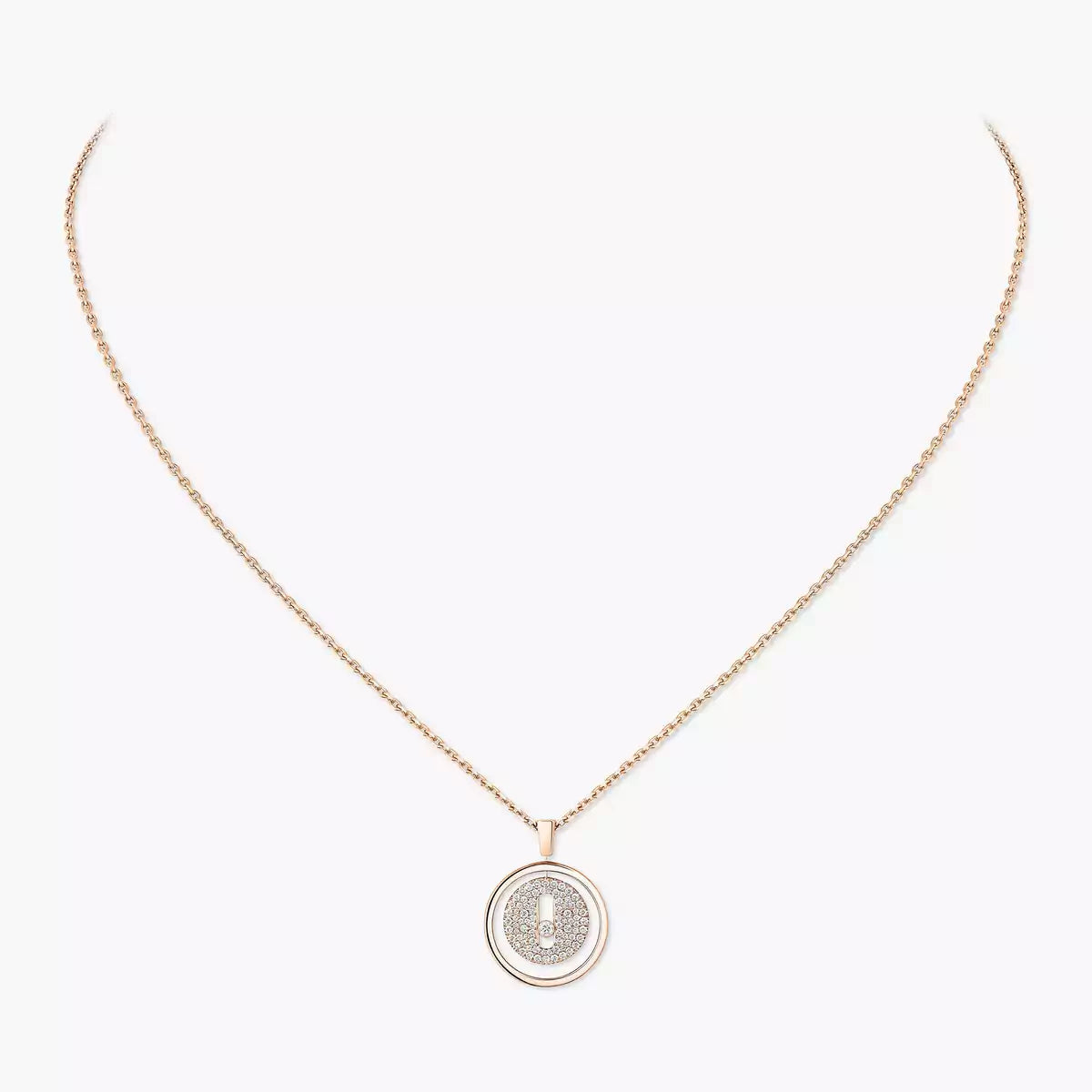 [Blue Tears Jewelry] Lucky Move Diamond Necklace