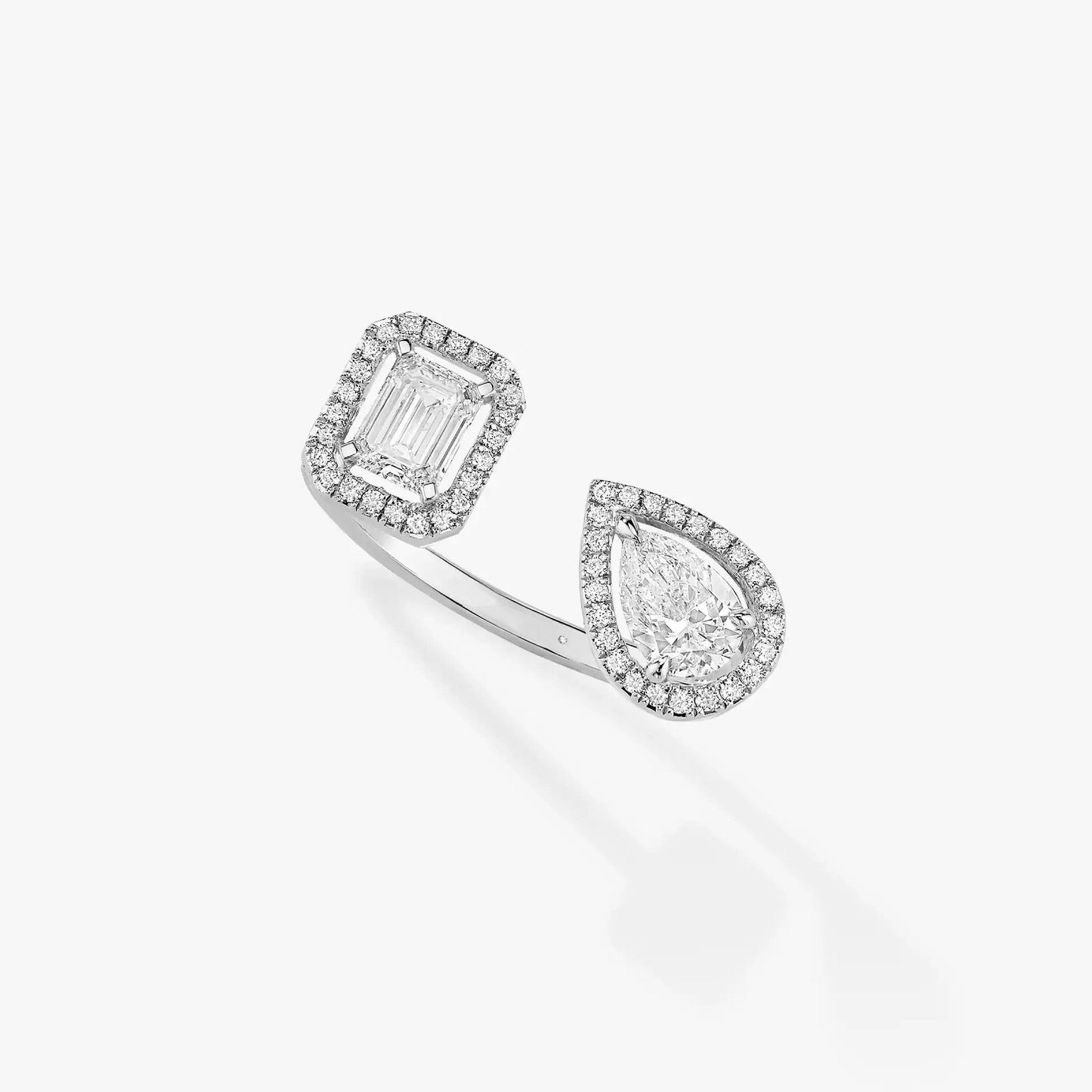 [Blue Tears Jewelry]MY TWIN TOI & MOI SILVER DIAMOND RING