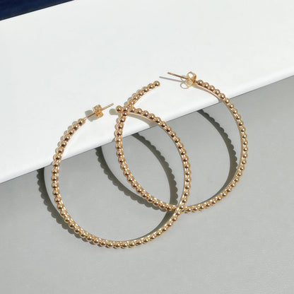 [Blue Tears Jewelry] SMOOTH BEAD STUD EARRINGS