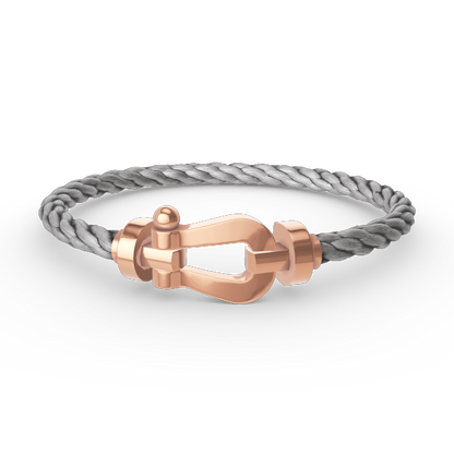 [BLUETRÄNEN]FORCE GROSSES HUFEISENARMBAND OHNE DIAMANT ROSÉGOLD