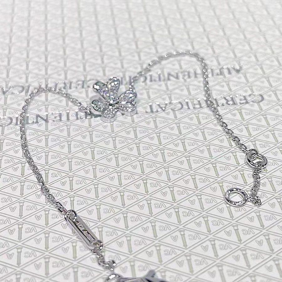 [BLUE TEARS]FRIVOLE SILVER FLOWER DIAMOND BRACELET