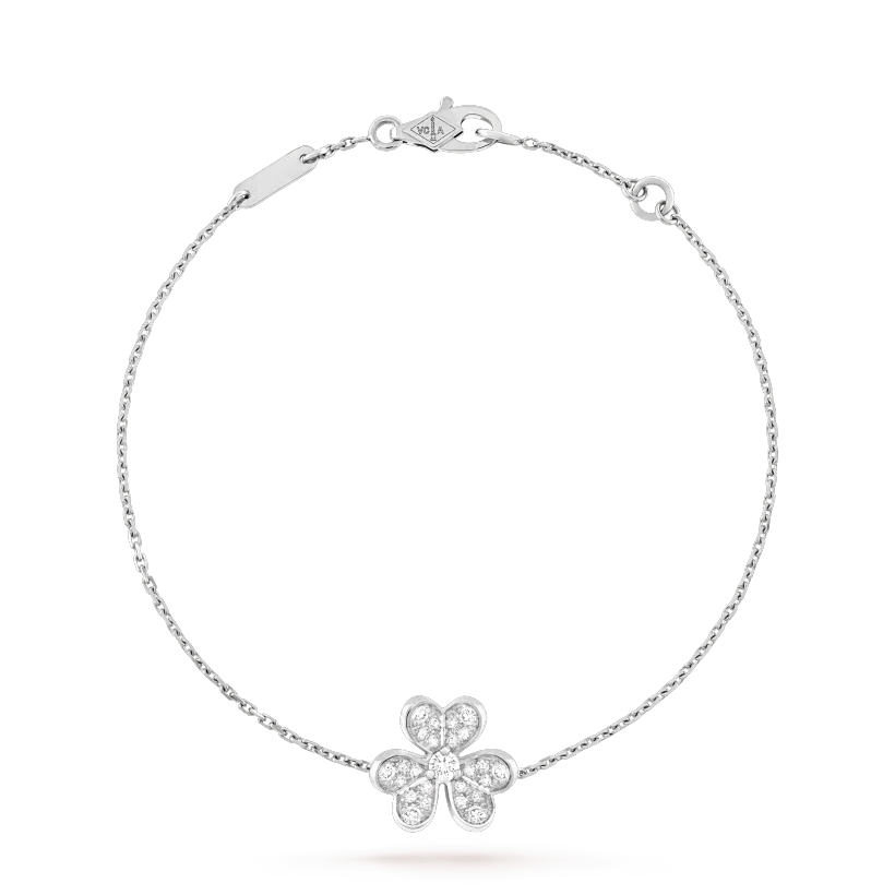 [BLUE TEARS]FRIVOLE SILVER FLOWER DIAMOND BRACELET