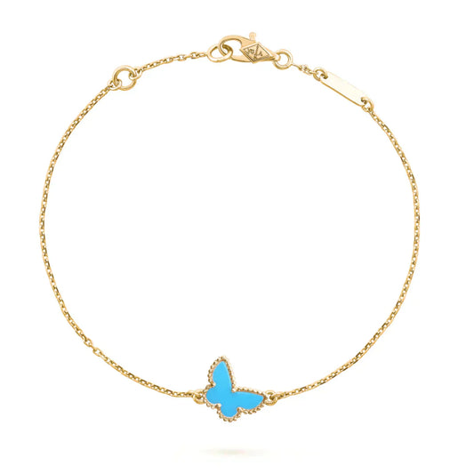 [BLUE TEARS]BUTTERFLY TURQUOISE BUTTERFLY BRACELET
