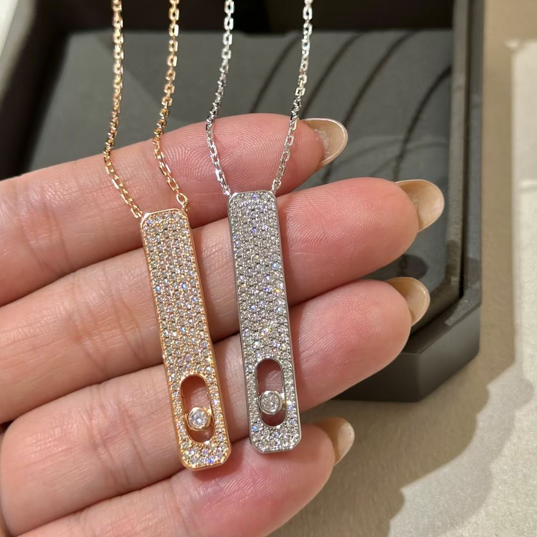 [Blue Tears Jewelry]MY FIRST DIAMOND PAVED NECKLACE